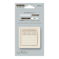 PAINTABLE STAMP PRE-INKED SOFT COLOR MEMO BROWN (35696006)