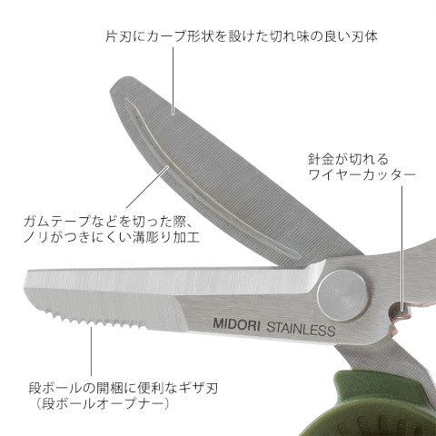 PORTABLE MULTI-SCISSORS KHAKI