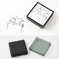 PAINTABLE STAMP PRE-INKED GOAT