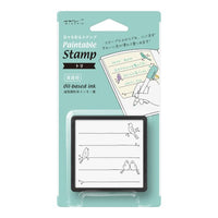 PAINTABLE STAMP PRE-INKED BIRD