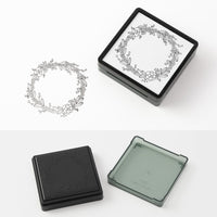 PAINTABLE STAMP PRE-INKED WREATH