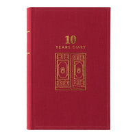 JOURNAL 10 YEARS GATE DARK RED