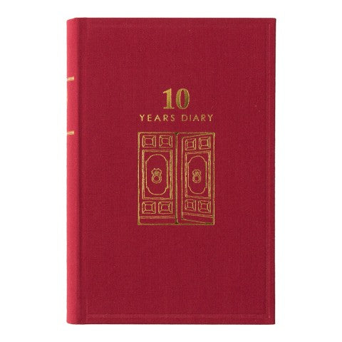 JOURNAL 10 YEARS GATE DARK RED