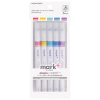 MARK+ TWO WAY MARKER 5 COLOR SET