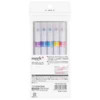MARK+ TWO WAY MARKER 5 COLOR SET