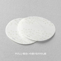 STICKY NOTES TRANSPARENCY SMALL FLOWERS WHITE