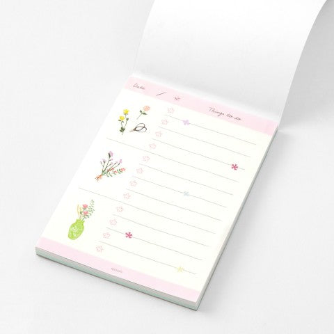 TO DO MEMO PAD DRIED FLOWER