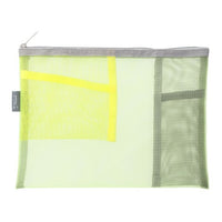 PEN & TOOL POUCH MESH YELLOW GREEN