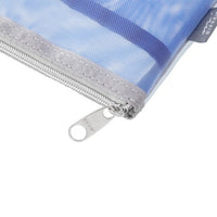 PEN & TOOL POUCH MESH LIGHT BLUE