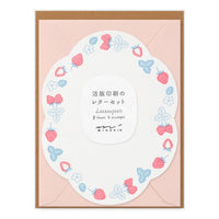 LETTER SET 491 LETTERPRESS DIE-CUT STRAWBERRY