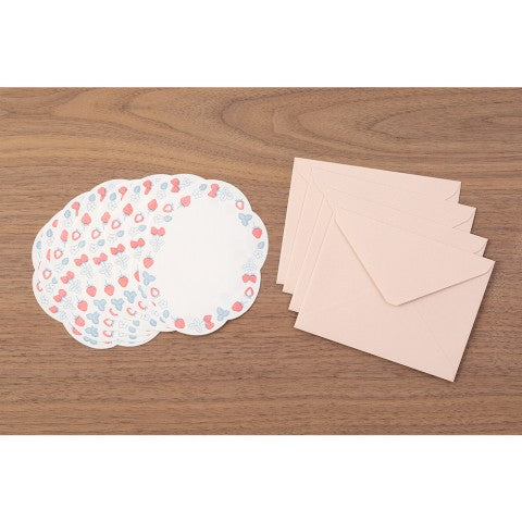 LETTER SET 491 LETTERPRESS DIE-CUT STRAWBERRY