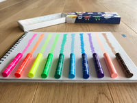 NEON CRAYON - 10 COLORS