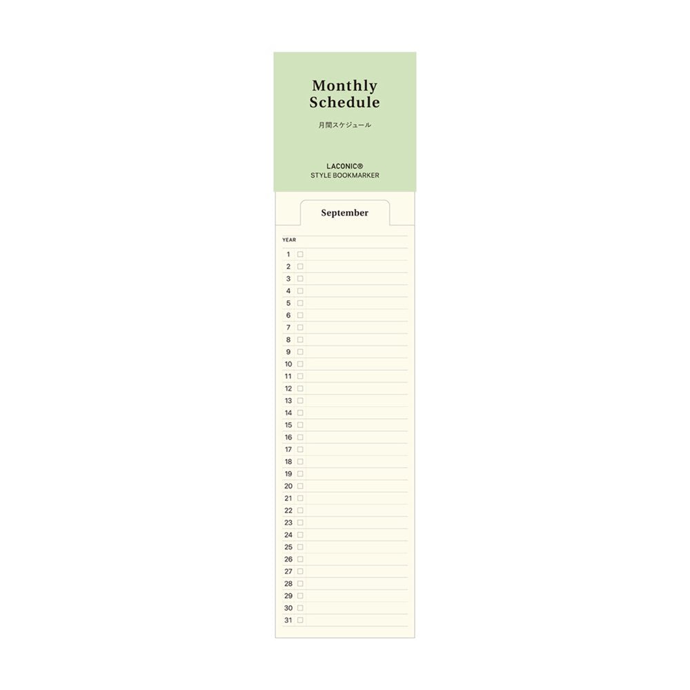 STYLE BOOKMARKER MONTHLY