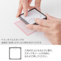 STICKERS BOOK FOR PRE-INKED STAMP WARM COLORS