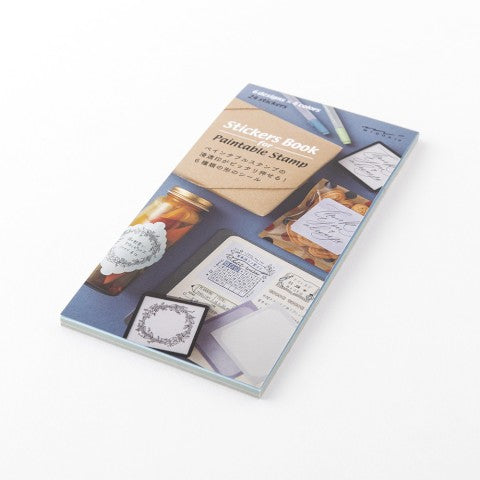 STICKERS BOOK FOR PRE-INKED STAMP COLD COLORS