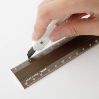 ALUMINUM MULTIPLE RULER 30CM BROWN