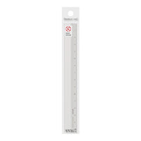 ALUMINUM RULER 15CM SILVER