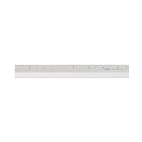ALUMINUM RULER 15CM SILVER