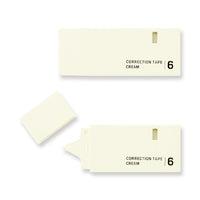 CORRECTION TAPES 6MM CREAM