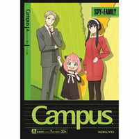 CAMPUS NOTEBOOK SPY FAMILY 7MM 5 DESIGNS PACK