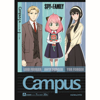 CAMPUS NOTEBOOK SPY FAMILY 7MM 5 DESIGNS PACK