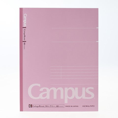 CAMPUS NOTEBOOK COLLEGE RULED 80 SHEETS 3 PACK