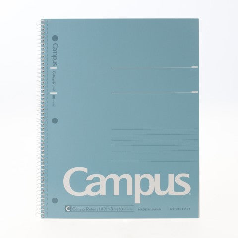 CAMPUS SPIRAL NOTEBOOK COLLEGE RULED 80 SHEETS 3 PACK