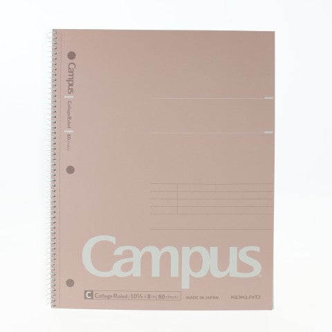 CAMPUS SPIRAL NOTEBOOK COLLEGE RULED 80 SHEETS 3 PACK