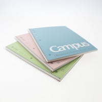 CAMPUS SPIRAL NOTEBOOK COLLEGE RULED 80 SHEETS 3 PACK