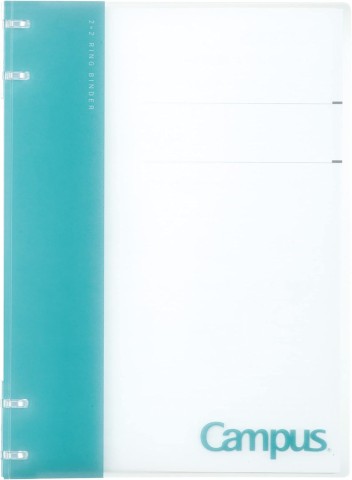 CAMPUS 2 X 2 RING NOTEBOOK BINDER B5 LIGHT BLUE