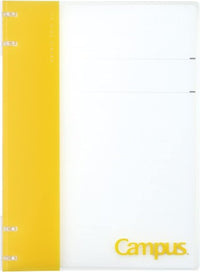 CAMPUS 2 X 2 RING NOTEBOOK BINDER B5 YELLOW