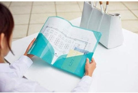 HARD CLEAR HOLDER MOTTE A3 DOUBLE PAGE SIZE LB