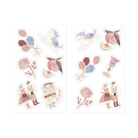 DECORATION STICKER 2663 PINK