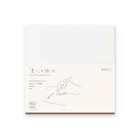 MD NOTEBOOK COTTON A5 SQUARE BLANK