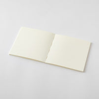 MD NOTEBOOK COTTON A5 SQUARE THICK BLANK
