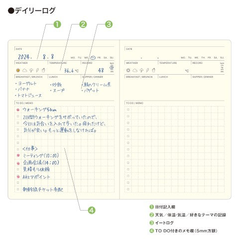 POCKETLOG DIARY BLUE