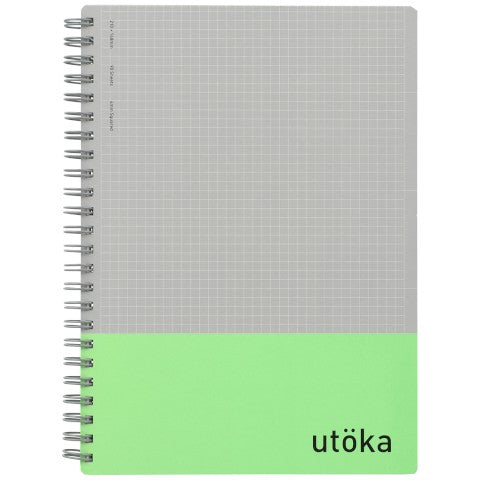 UTOKA NOTEBOOK A5 LIGHT-GREEN