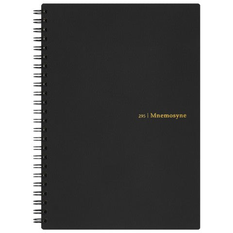 MNEMOSYNE SOFT COVER(PVC +IMPREGNATED PAPER) NOTEBOOK A5 BLACK