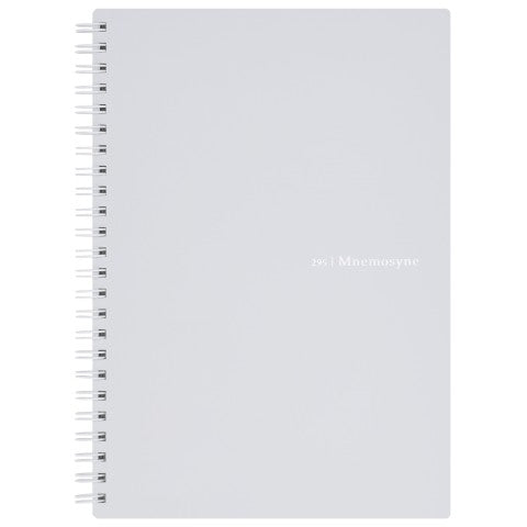 MNEMOSYNE SOFT COVER(PVC +IMPREGNATED PAPER) A5 LIGHT GRAY