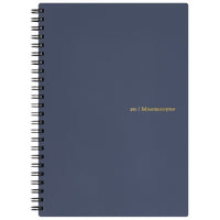 MNEMOSYNE SOFT COVER(PVC +IMPREGNATED PAPER) A5 NAVY