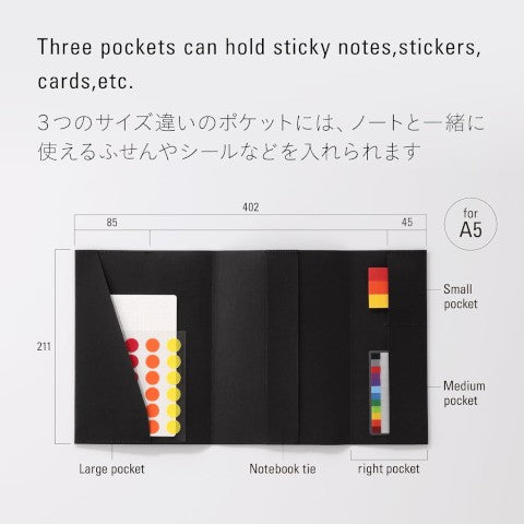 NOTEBOOK COVER BLACK