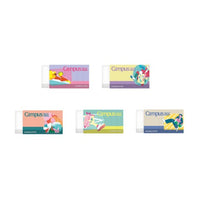 CAMPUS 50TH LE ERASER ASST 5 X 7 PCS