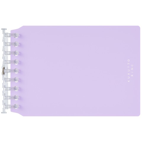 MINI SIZE BINDER KURUTTO RING SET LIGHT PURPLE 