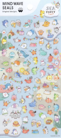 MINDWAVE STICKER SEA PARTY