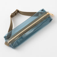 BOOK BAND PEN CASE B6 - A5 NAVY CLEAR × KHAKI (41853006)