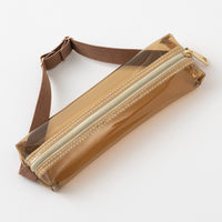 BOOK BAND PEN CASE B6 - A5 BROWN CLEAR × BROWN (41854006)