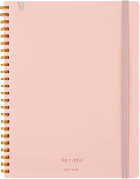 SOFT RING NOTEBOOK SOOOFA 4MM GRID RULED CUTOFF (SU-SV738S4-P)