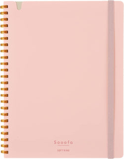 SOFT RING NOTEBOOK SOOOFA 4MM GRID RULED CUTOFF (SU-SV738S4-P)