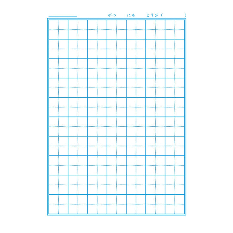NOTEBOOK B5 JL-8 KOKUGO 10-MASU W/ LEADERS (00108001)