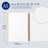 ROYAL COLLEGE A5 LINE 6MM 62 SHEETS (PT103)